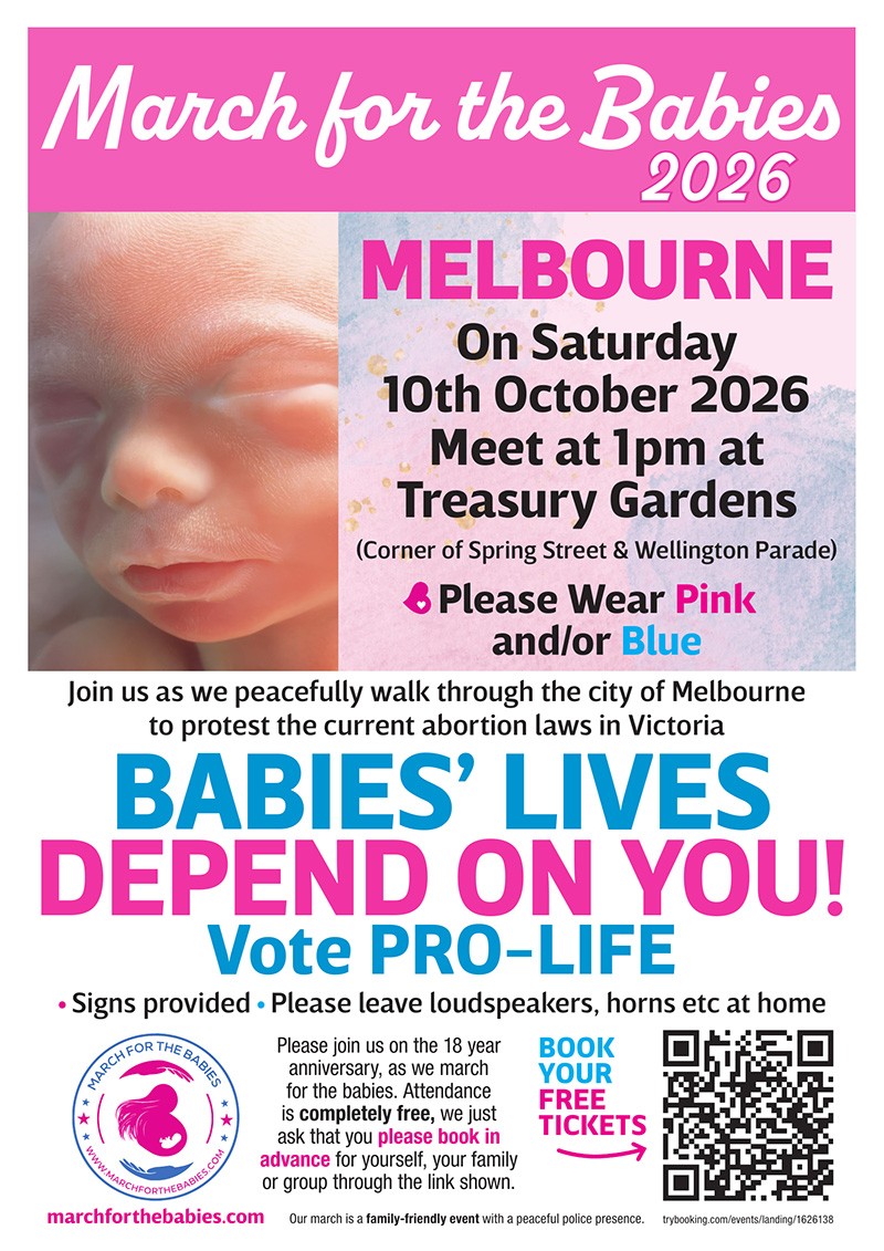 March for the Babies 2026 flyer